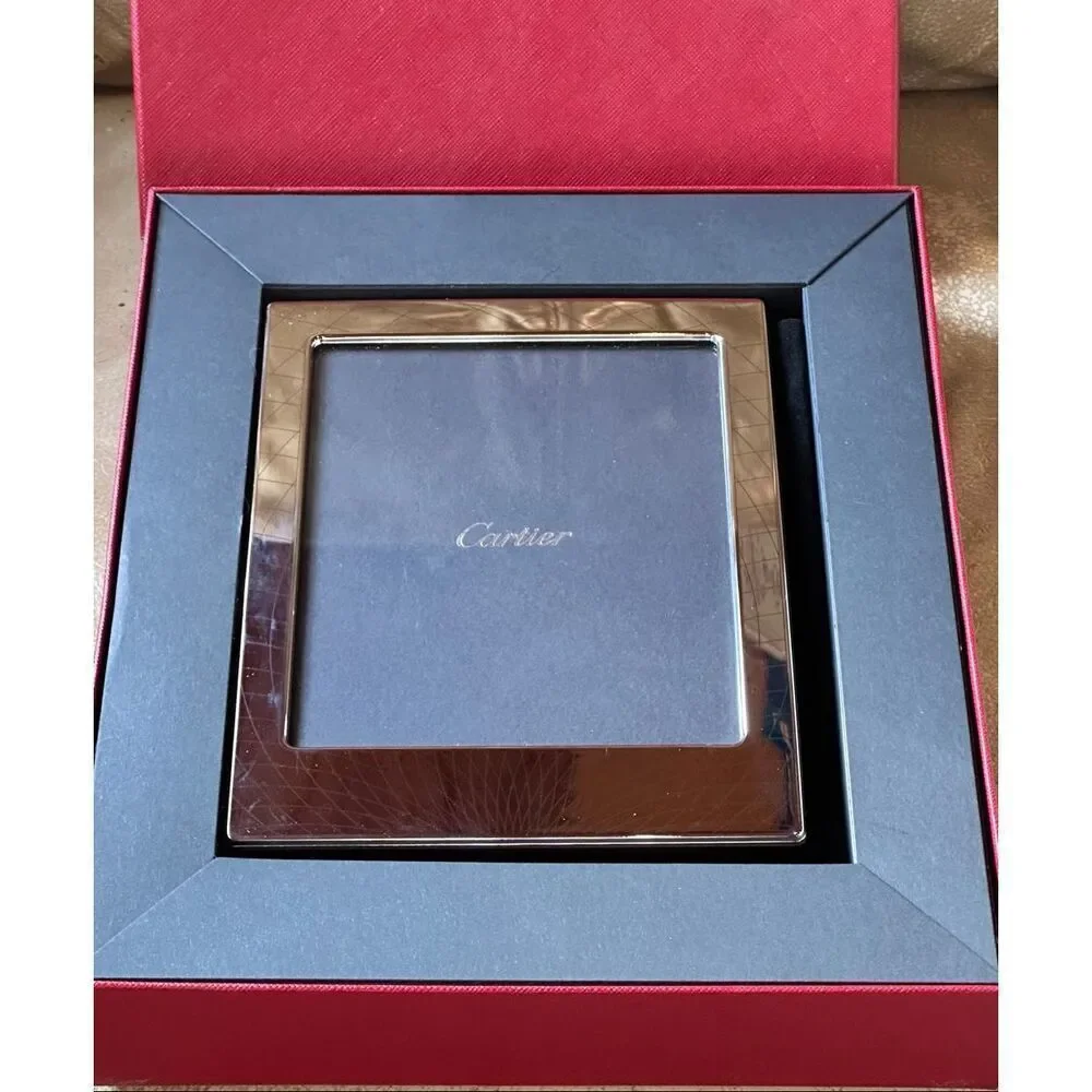 Cartier Sterling Silver 4 X 6 Picture Frame New in Box